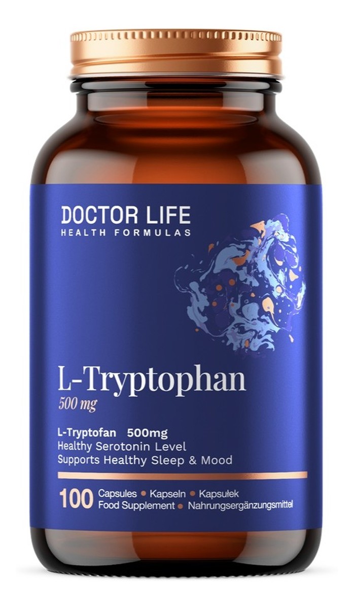 L-tryptophan 500mg suplement diety 100 kapsułek