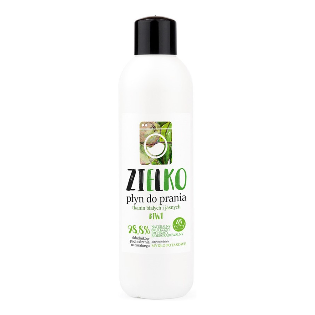 Zielko Płyn do prania tkanin białych i jasnych KIWI 1000ml