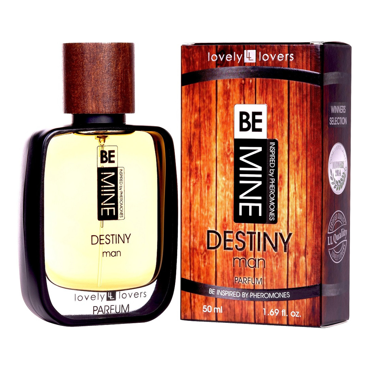 Lovely Lovers BeMine Destiny Man Perfumy z feromonami zapachowymi spray 50ml