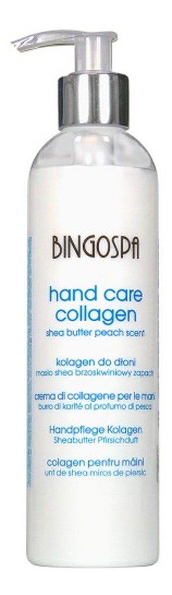 Kolagen do dłoni brzoskwinia masło Shea