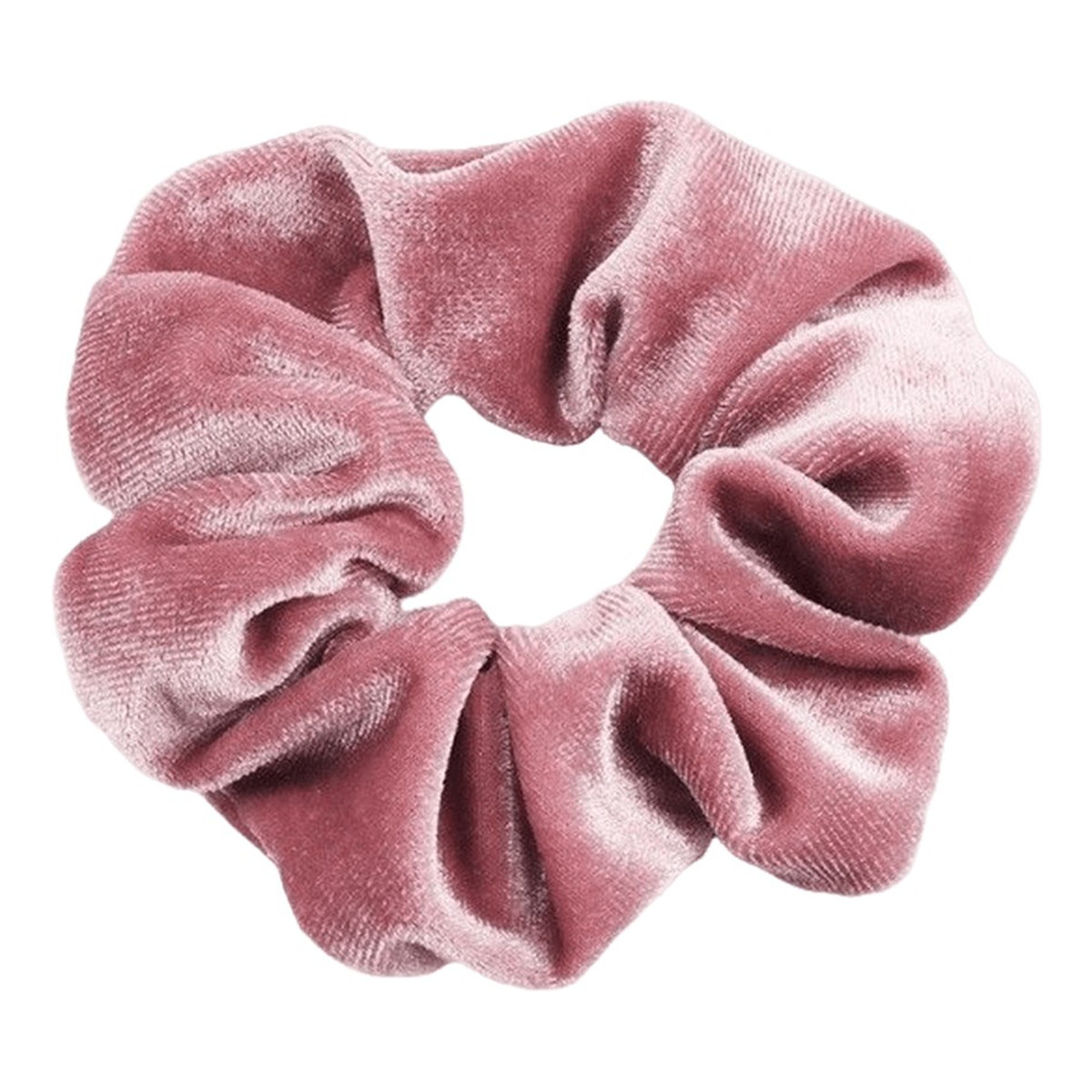 Ecarla Gumka-frotka do włosów typu "Scrunchie" - różowa