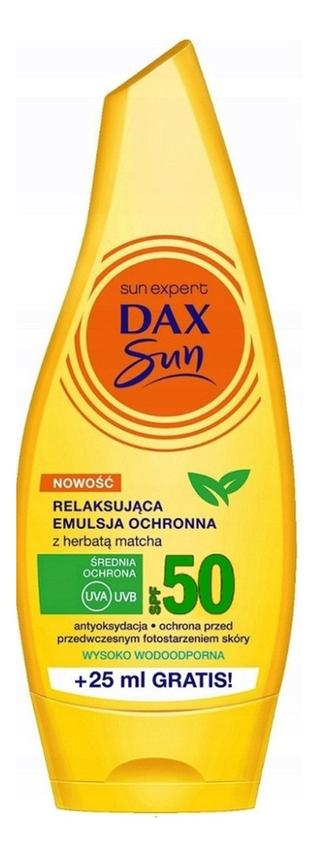 Relaksująca Wodoodporna Emulsja Do Ciała SPF 50 Matcha