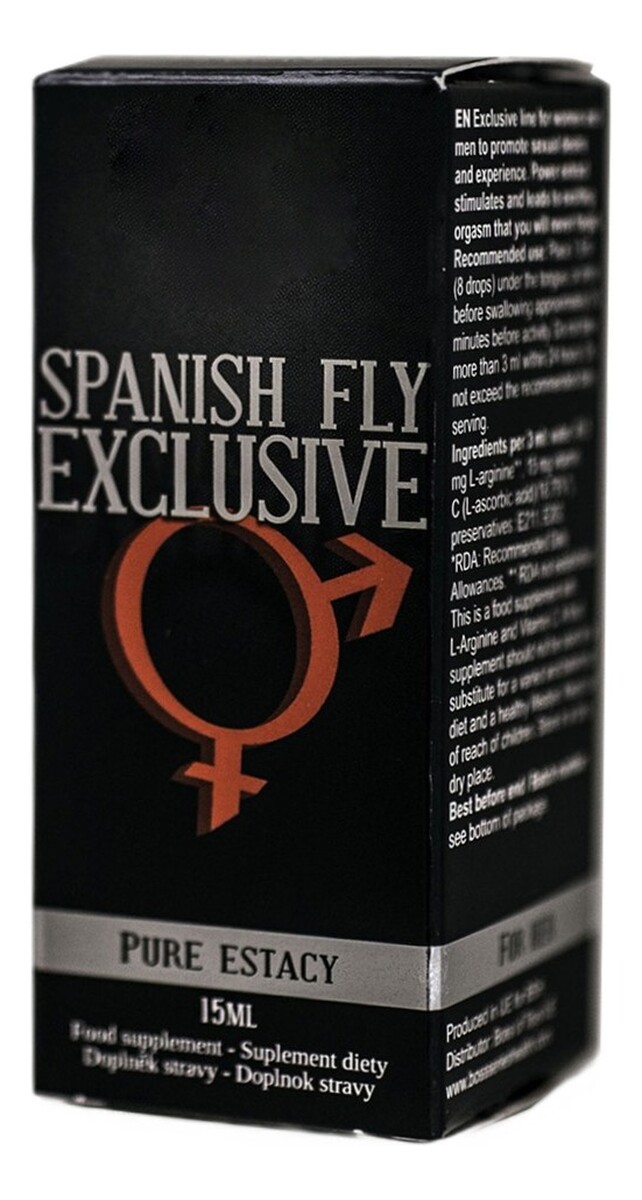 Spanish fly exclusive pure estacy środek wspomagający zwiększenie popędu seksualnego