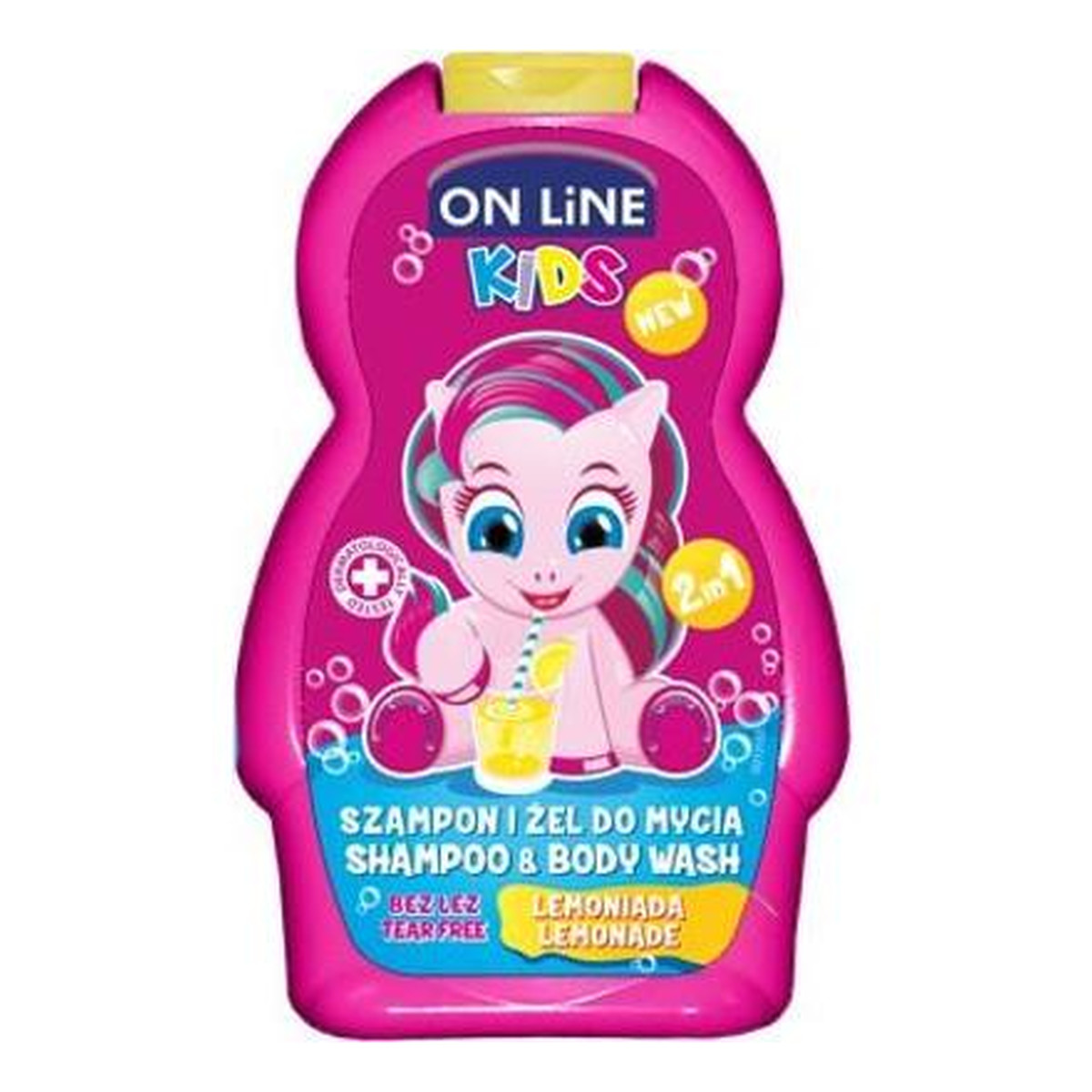 On Line Kids Szampon i żel do mycia 2w1 Lemoniada 250ml