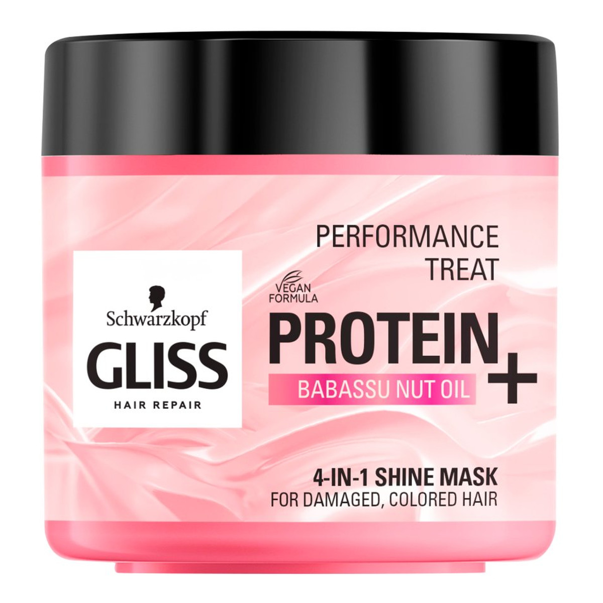 Gliss Performance Treat 4-in-1 maska nabłyszczająca do włosów Protein + Babassu Nut Oil 400ml