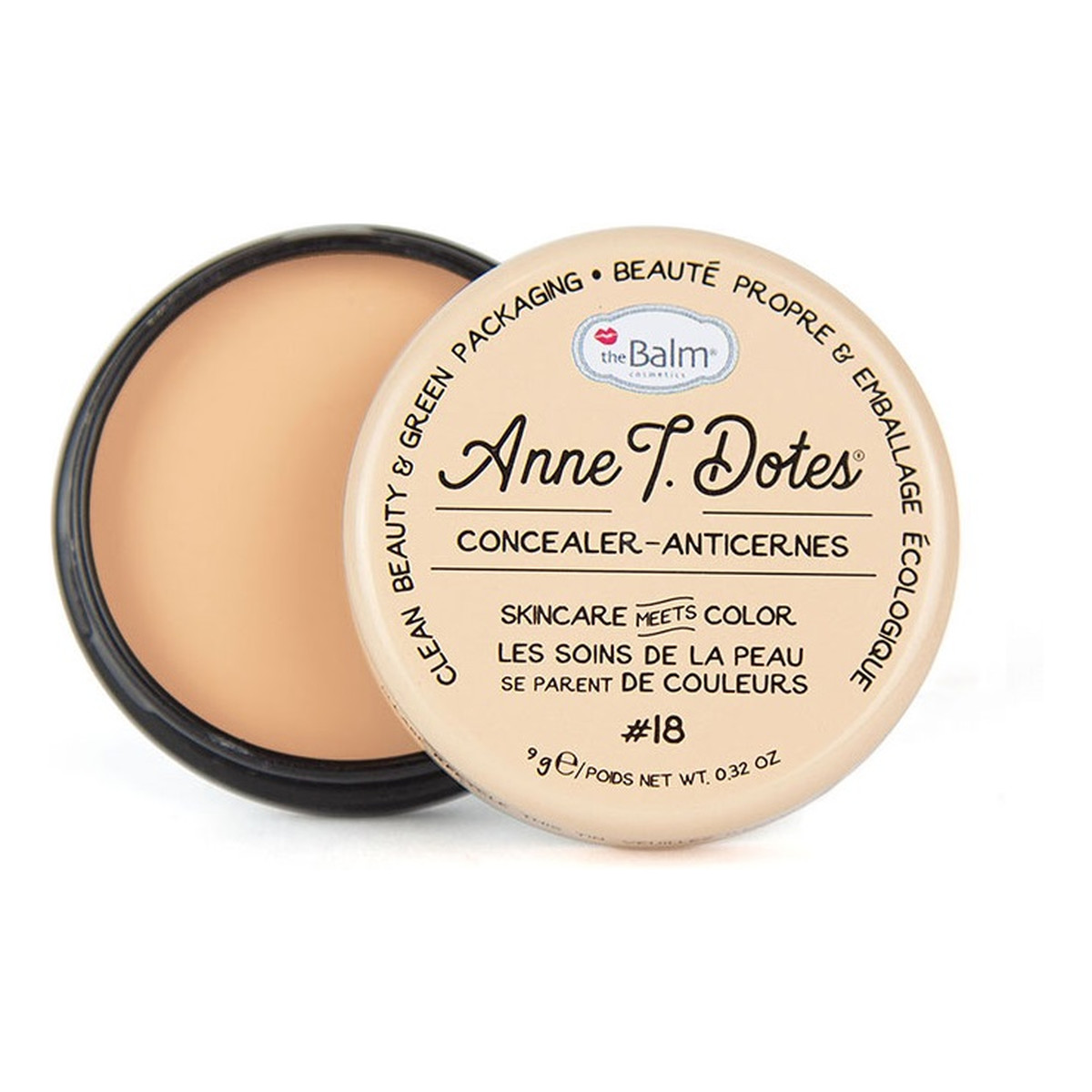 the Balm Anne T. Dotes Concealer korektor do twarzy i pod oczy 9g