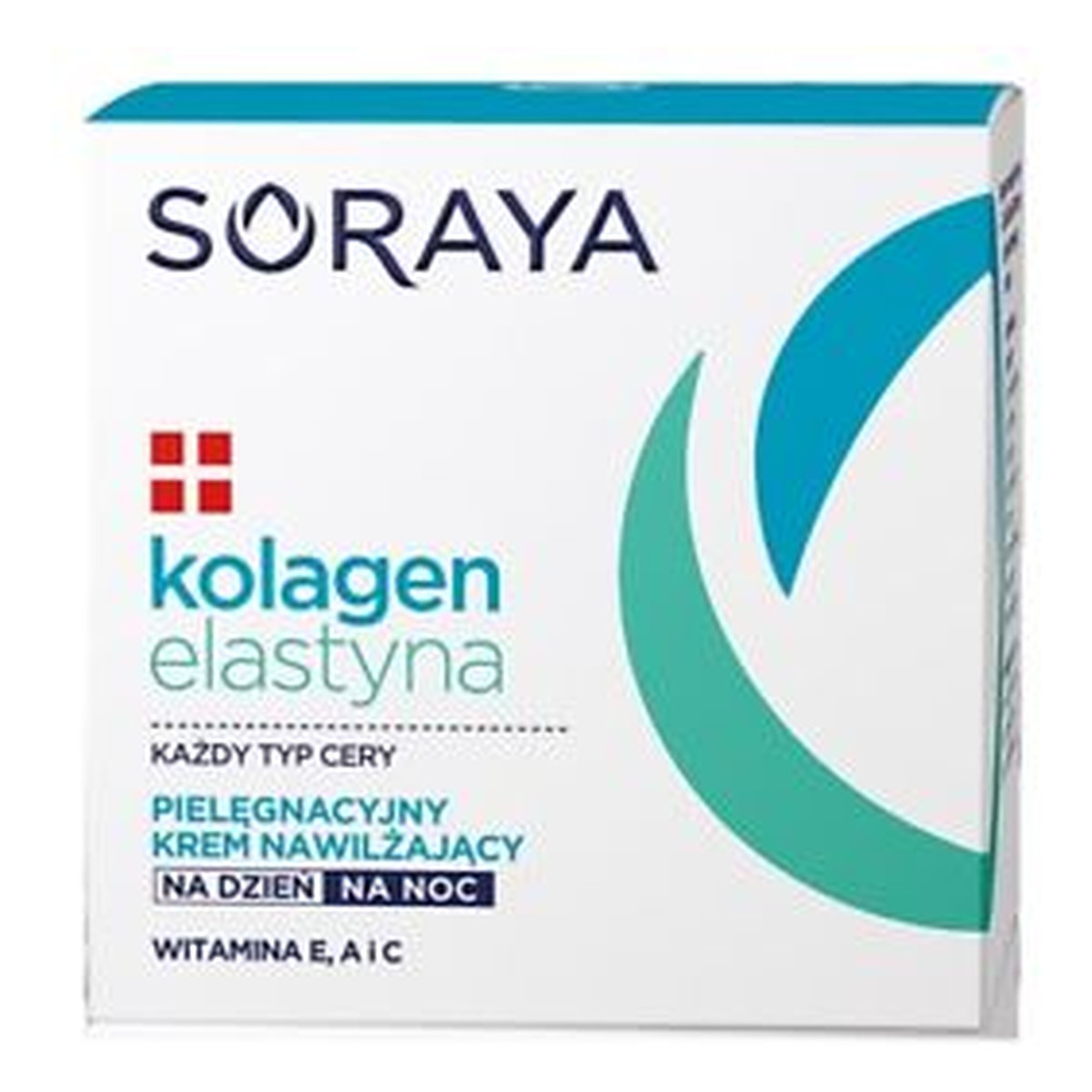 Soraya Kolagen + Elastyna Pielęgnacyjny Krem Nawilżający Na Dzień i Na Noc 50ml