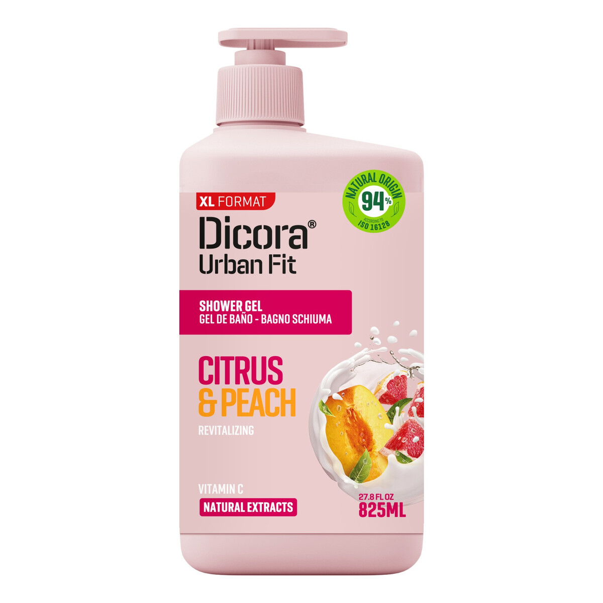 Dicora Urban Fit Żel pod prysznic Cytrusy i Brzoskwinia 825ml