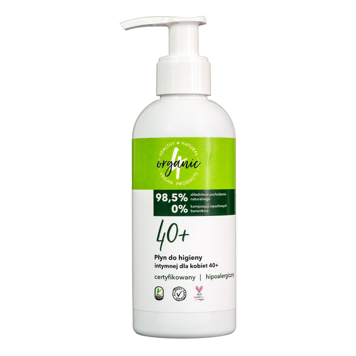 4organic Płyn do higieny intymnej dla kobiet 40+ 200ml