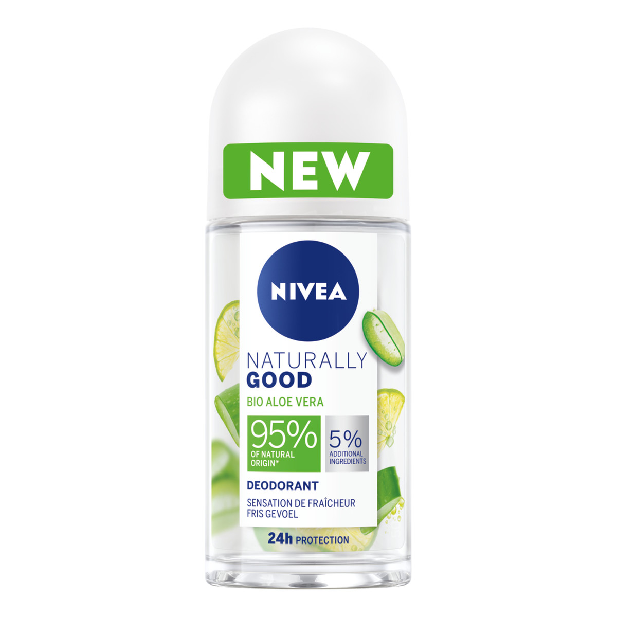 Nivea Naturally Good Bio Aloe Vera Dezodorant w kulce 50ml
