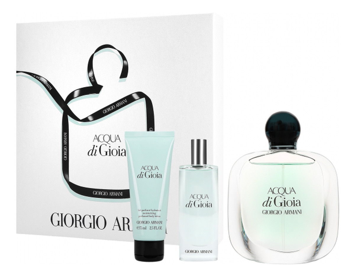 zestaw (woda perfumowana 50ml + balsam do ciała 75ml + woda perfumowana 15ml)
