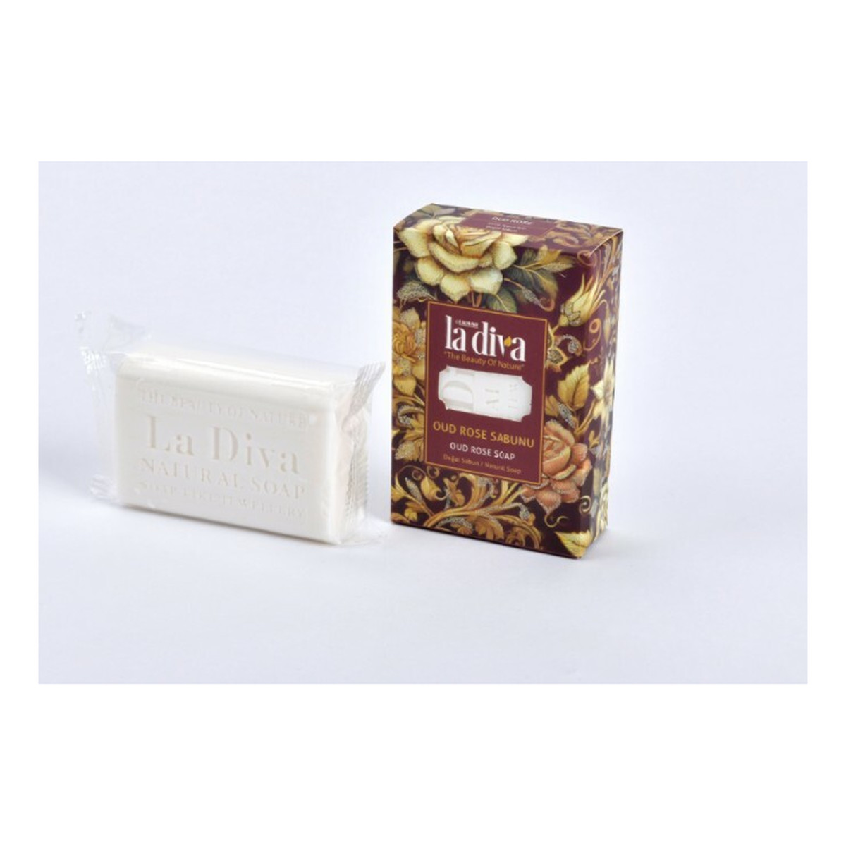 La Diva mydło naturalne Róża Oud 100g