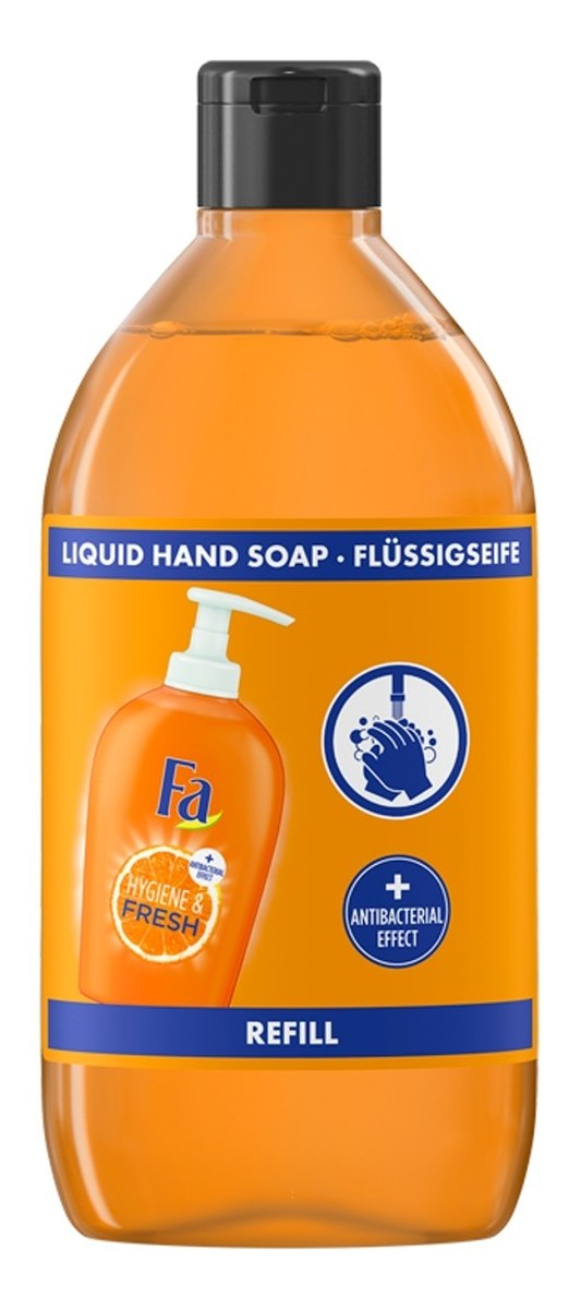 Mydło w płynie antybakteryjne Orange zapas