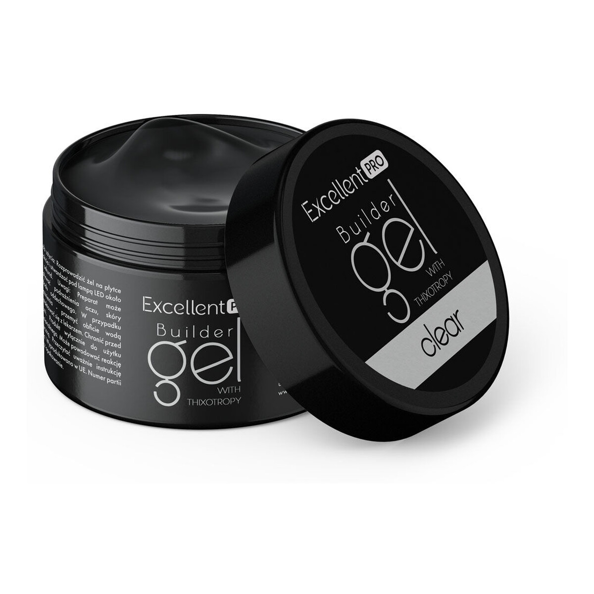 Excellent PRO Builder Gel With Thixotropy Żel budujący clear 15g