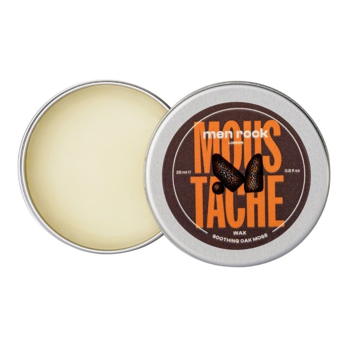 Menrock Soothing Moustache Wax Kojący wosk do wąsów Oak Moss 25ml