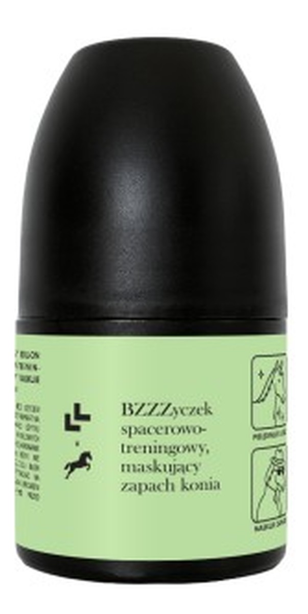 bZZZyczek roll-on treningowo-spacerowy, maskujący zapach konia