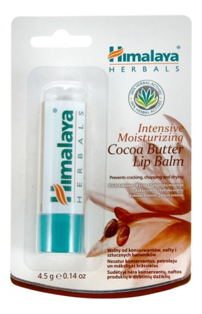 Nawilżający Balsam Do Ust z Masłem Kakaowym