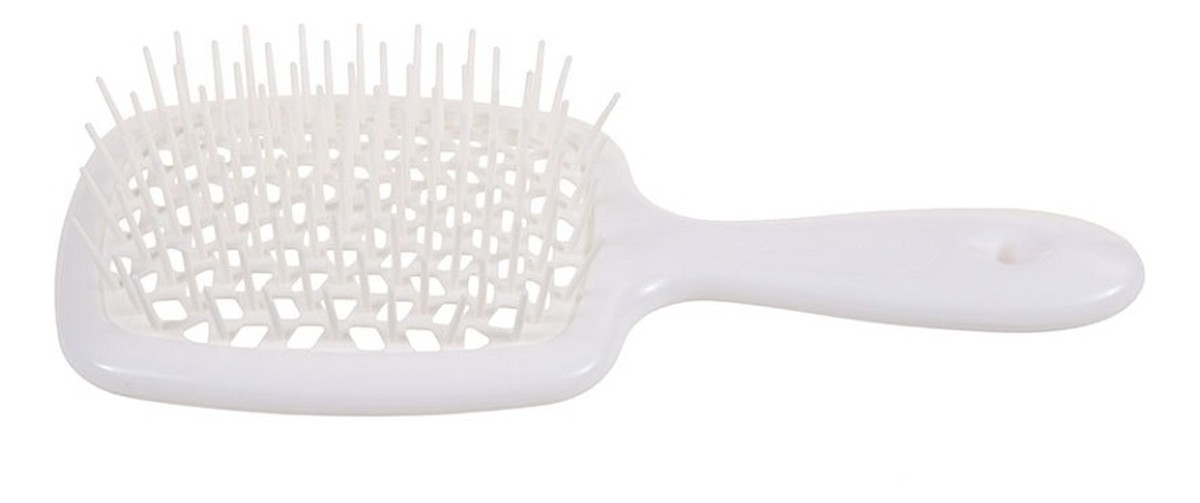 Superbrush szczotka fryzjerska do rozczesywania włosów biała