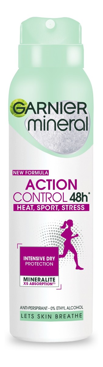 Dezodorant spray Action Control 48h - Heat,Sport,Stress