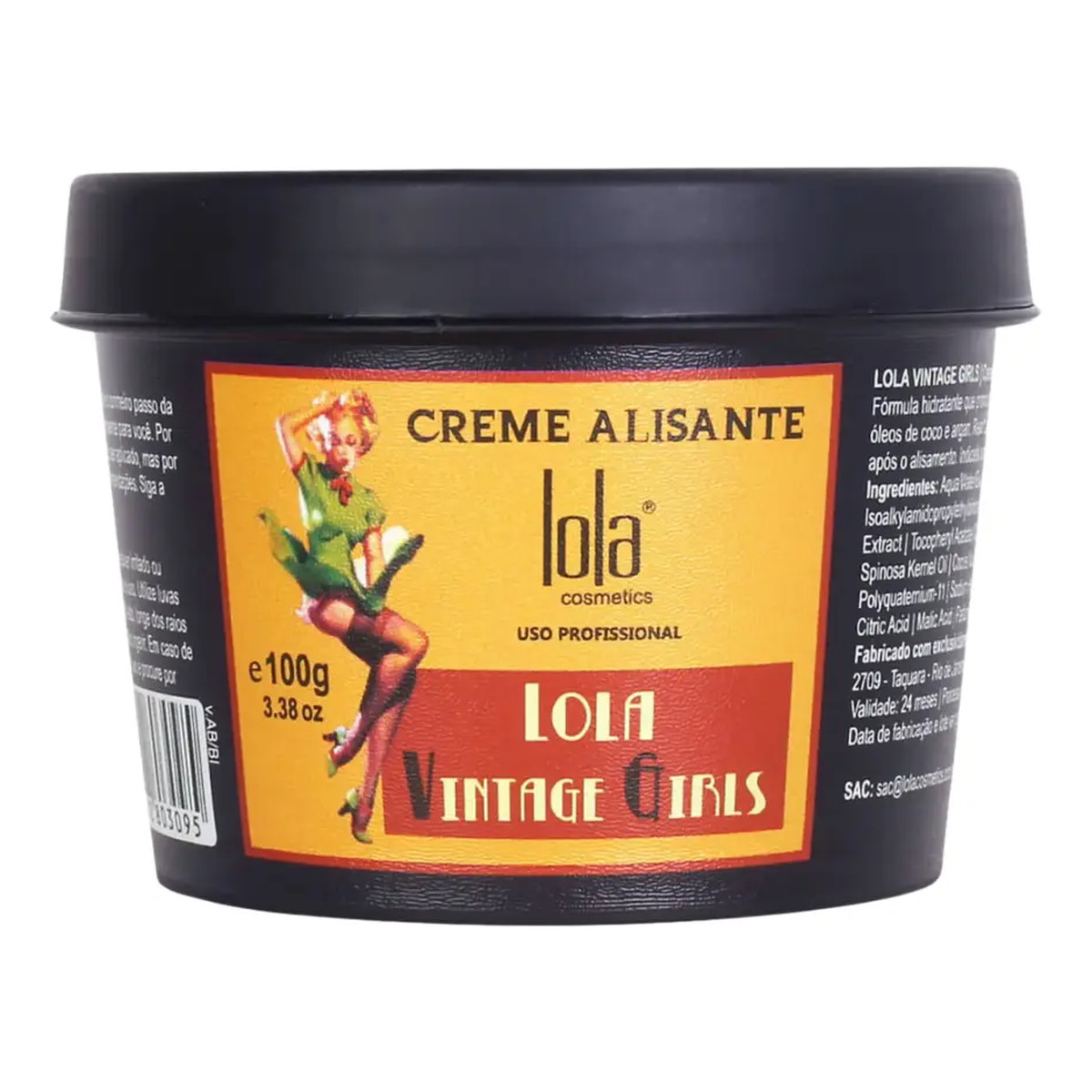 Lola Cosmetics Lola Vintage Girls Wygładzająca maska do włosów 100g
