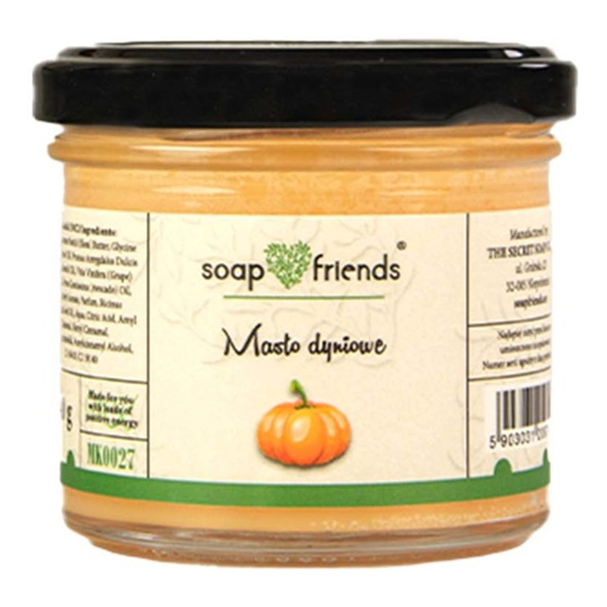 Soap&Friends Masło do ciała o zapachu dyniowego musu 140ml