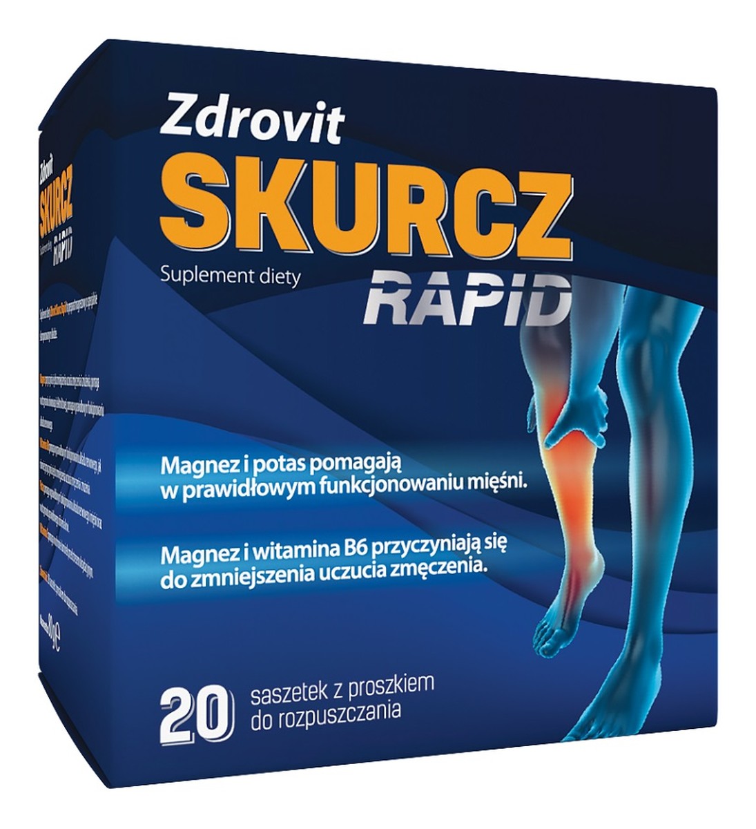 Skurcz Rapid suplement diety 20 saszetek