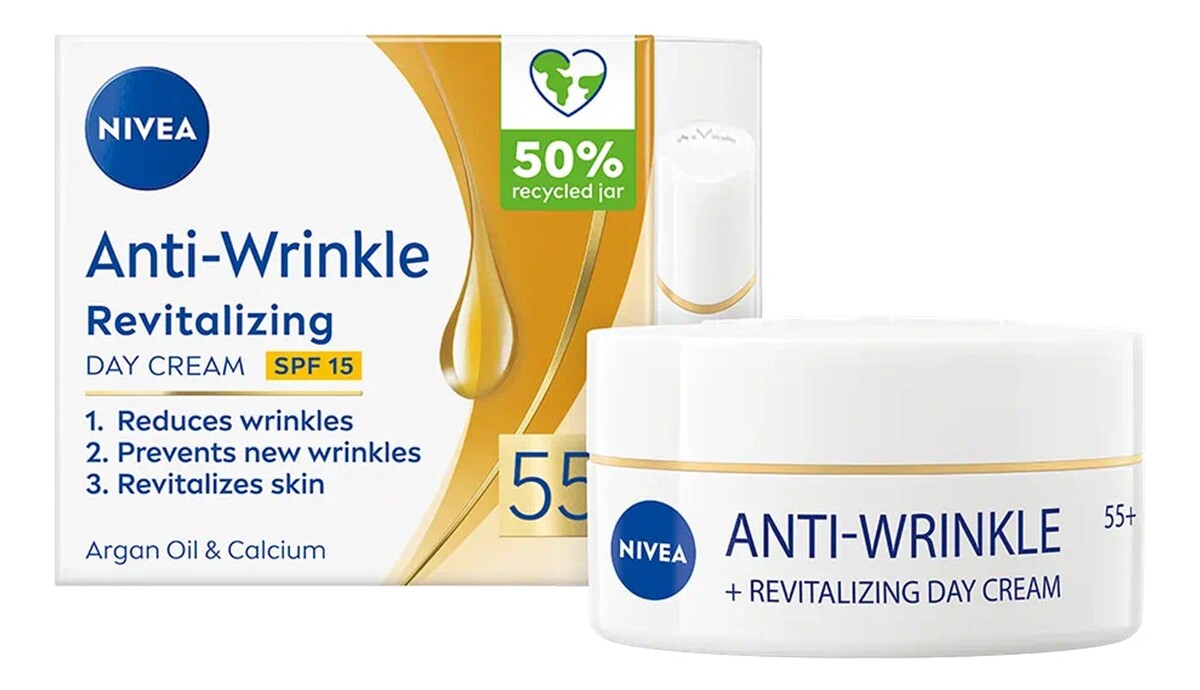 Krem na dzień przeciwzmarszczkowy 50+