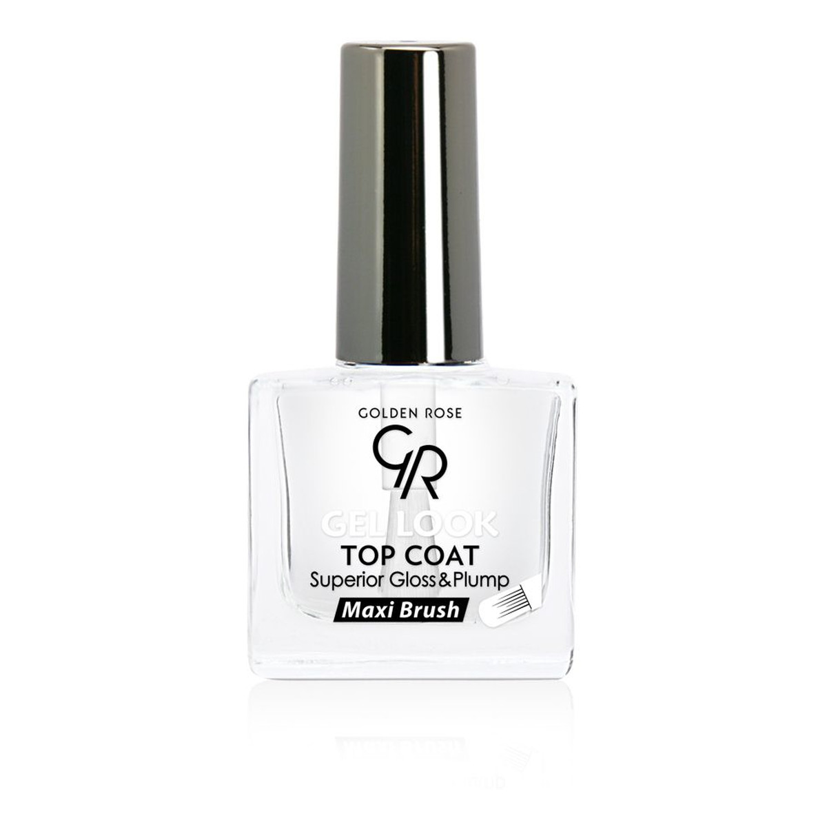 Golden Rose Gel Look Top Coat Żelowy utwardzacz 10ml
