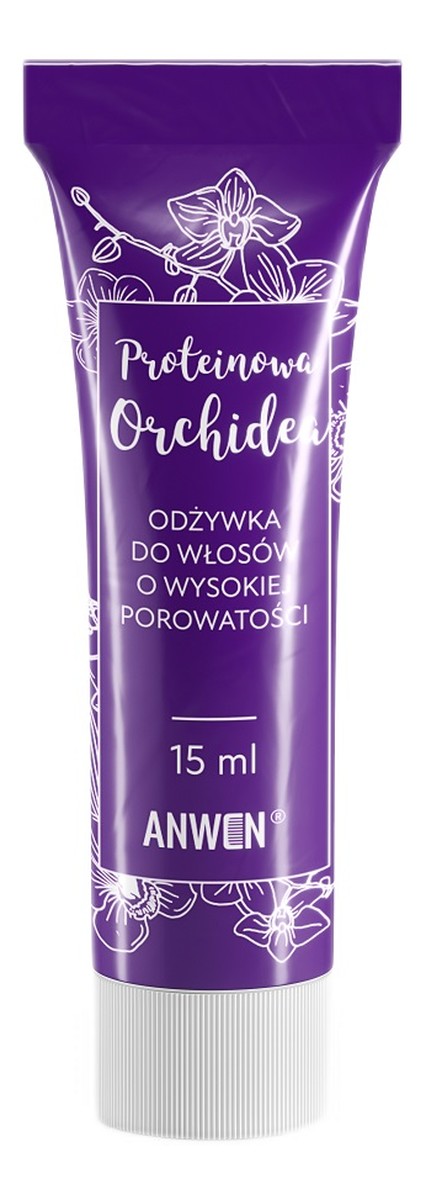 Odżywka do włosów o wysokiej porowatości proteinowa orchidea