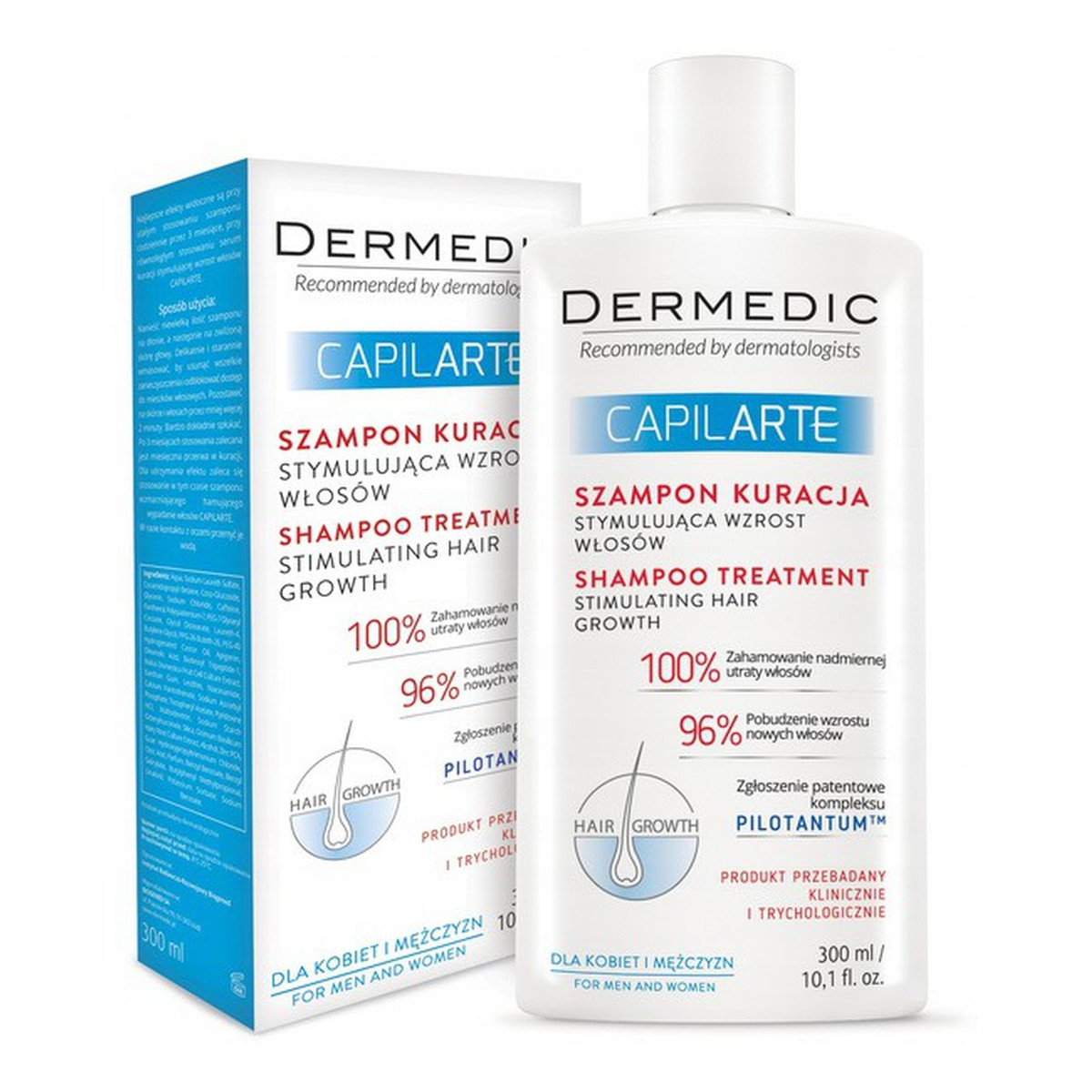 Dermedic Capilarte Szampon kuracja stymulująca wzrost włosów 300ml