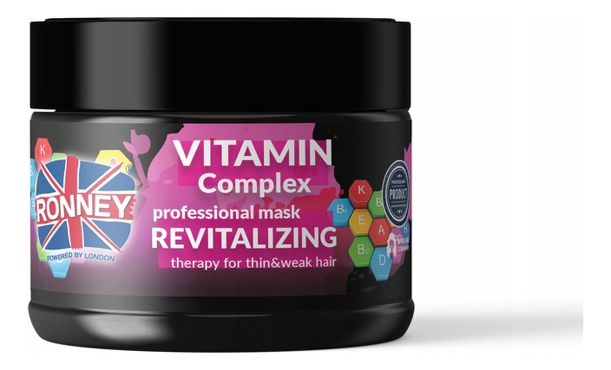 Vitamin complex professional mask revitalizing rewitalizująca maska do włosów z kompleksem witamin