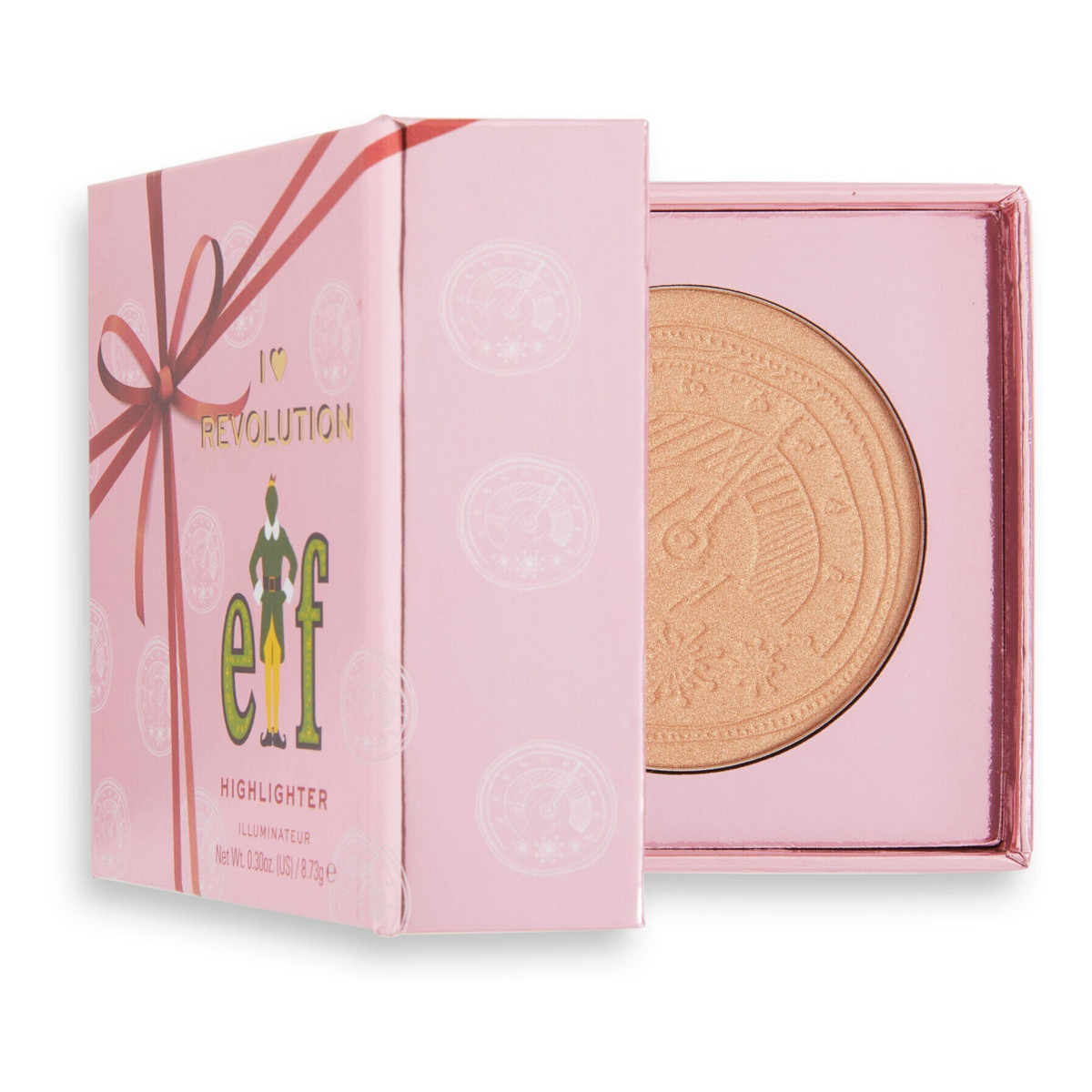 Makeup Revolution I Heart Revolution Elf Rozswietlacz w proszku Christmas Cheer Highlighter Buddy 8.73g