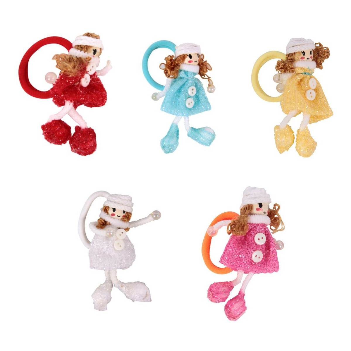 Donegal Don ozdoba (fa-5738) do włosów gumka świąteczna 1 szt. MIX