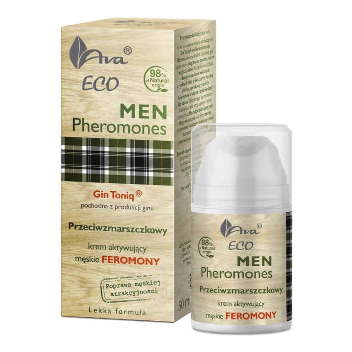 Ava Laboratorium Eco Men Pheromones Krem przeciwzmarszczkowy 50ml