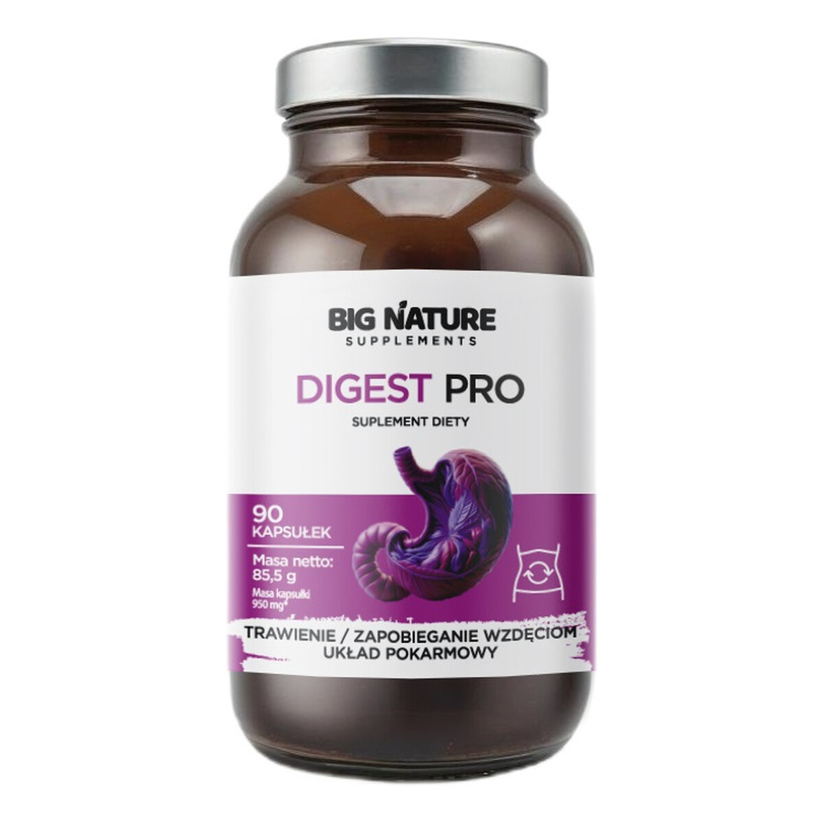 Big Nature Digest pro suplement diety 90 kapsułek