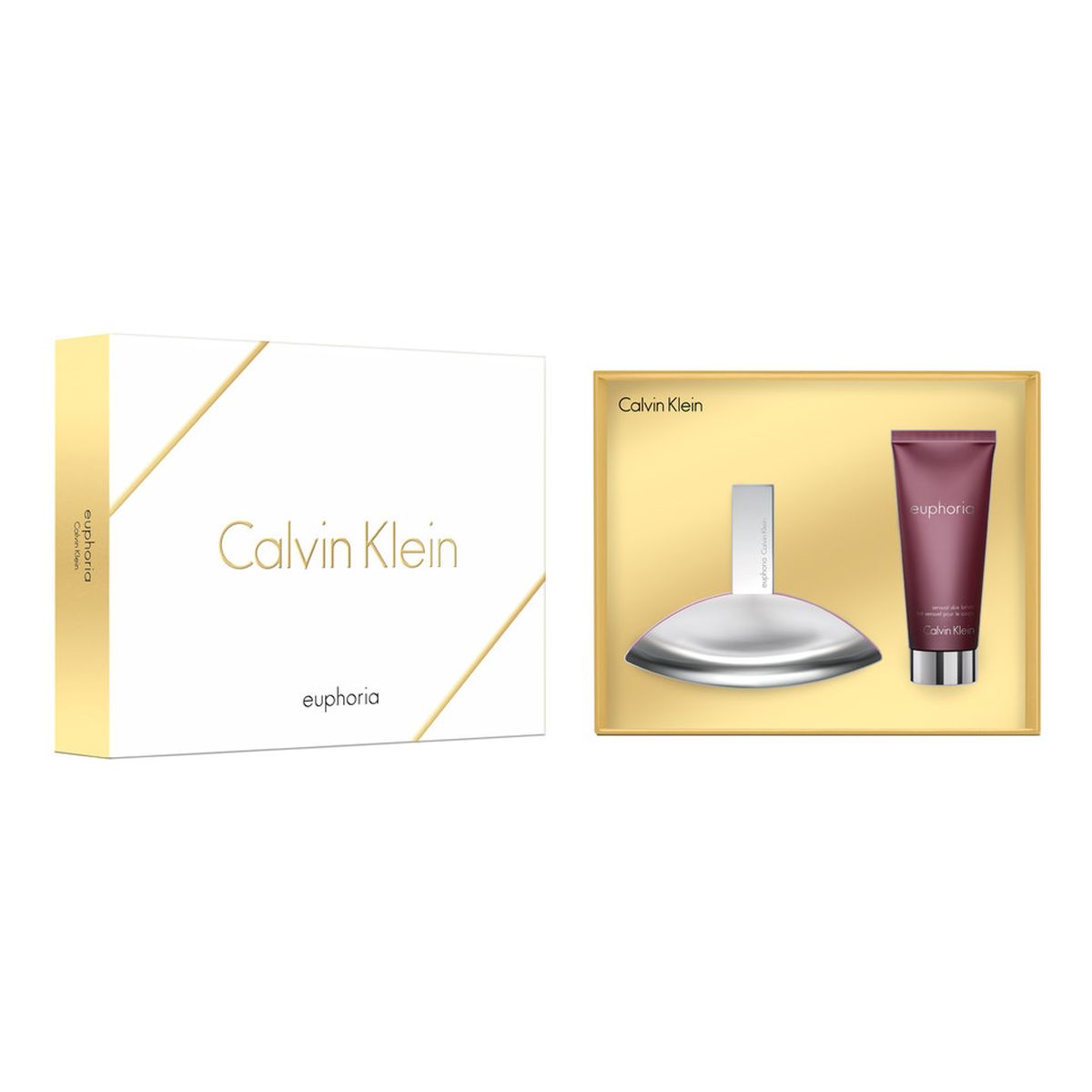 Calvin Klein Euphoria zestaw (Woda perfumowana 100ml + Balsam do ciała 100ml)