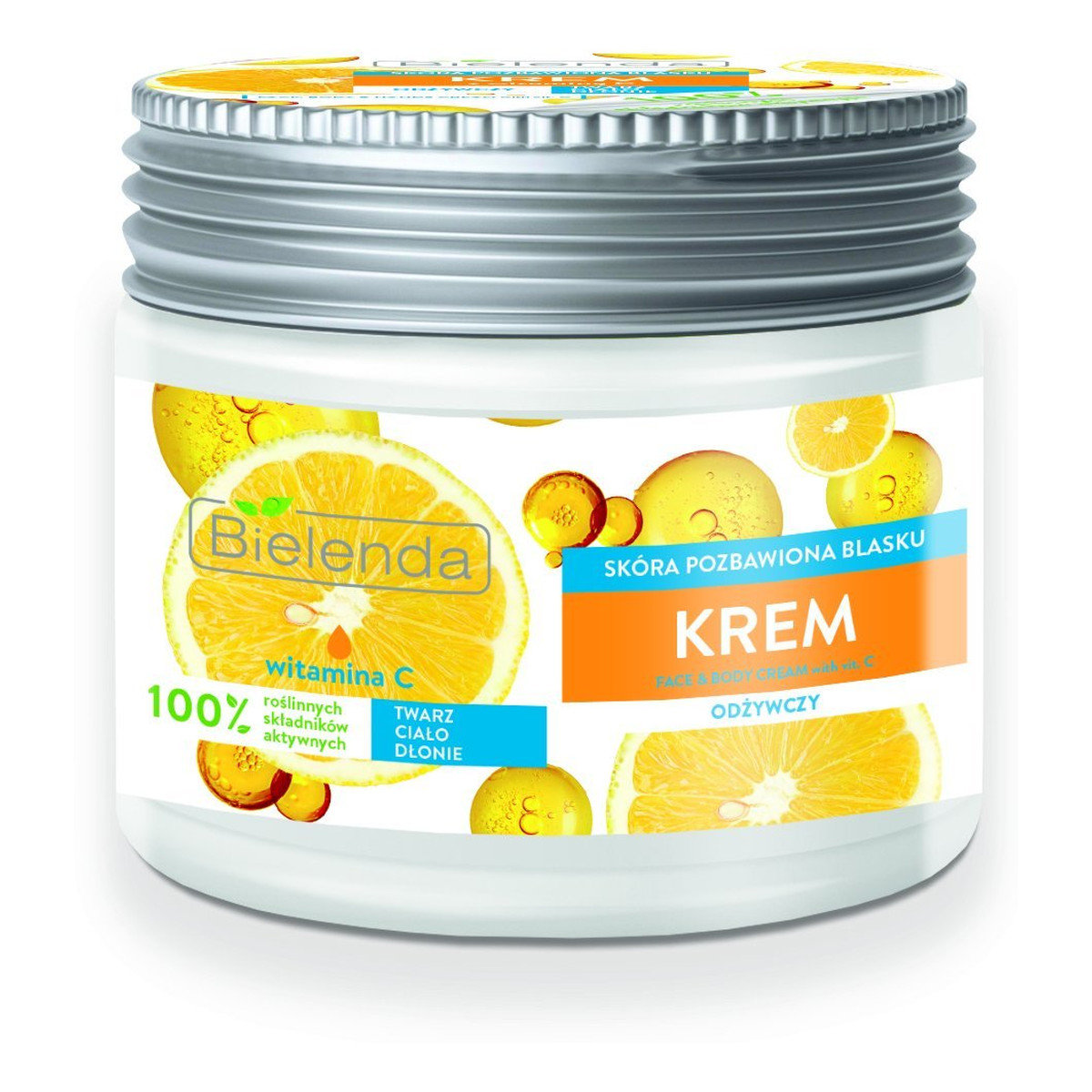 Bielenda Krem uniwersalny do twarzy i ciała odżywczy witamina c 200ml