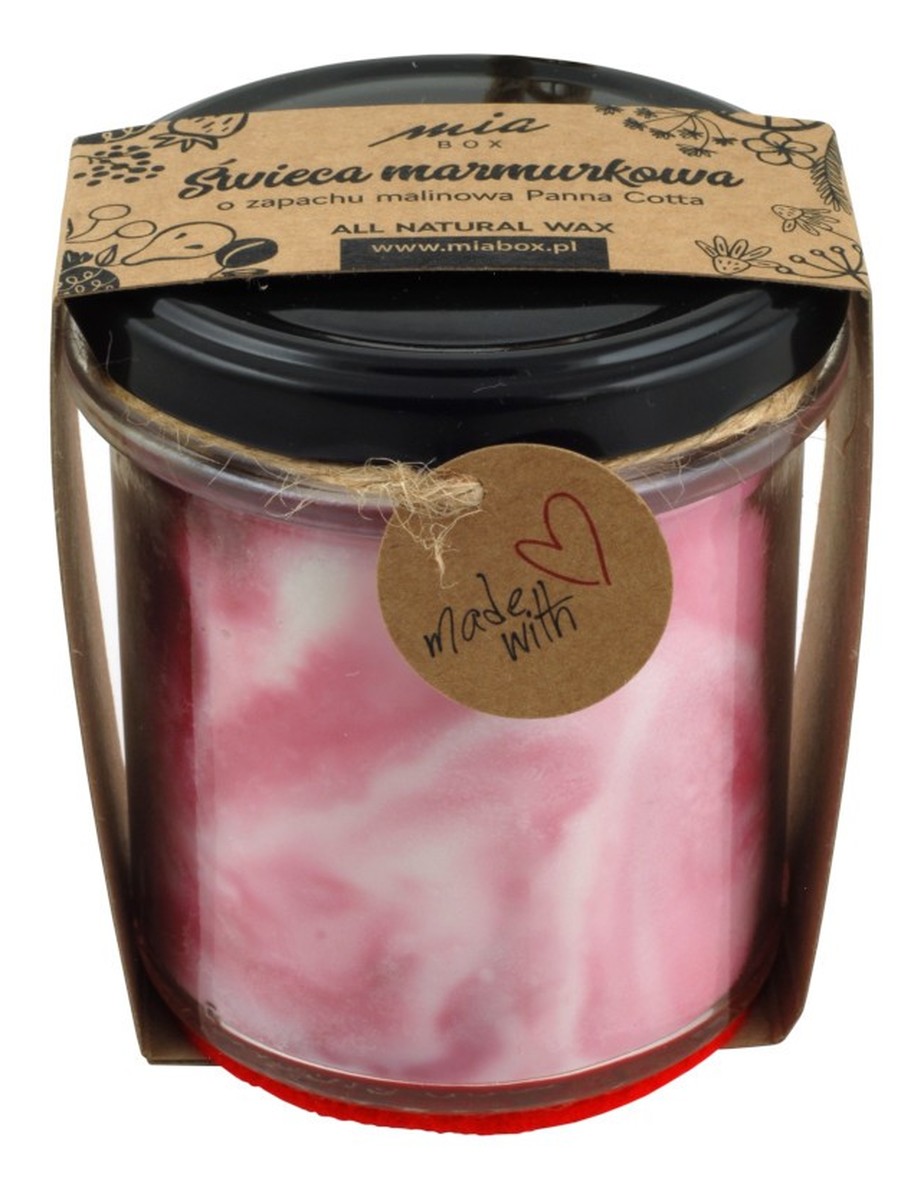 Świeca marmurkowa Panna Cotta