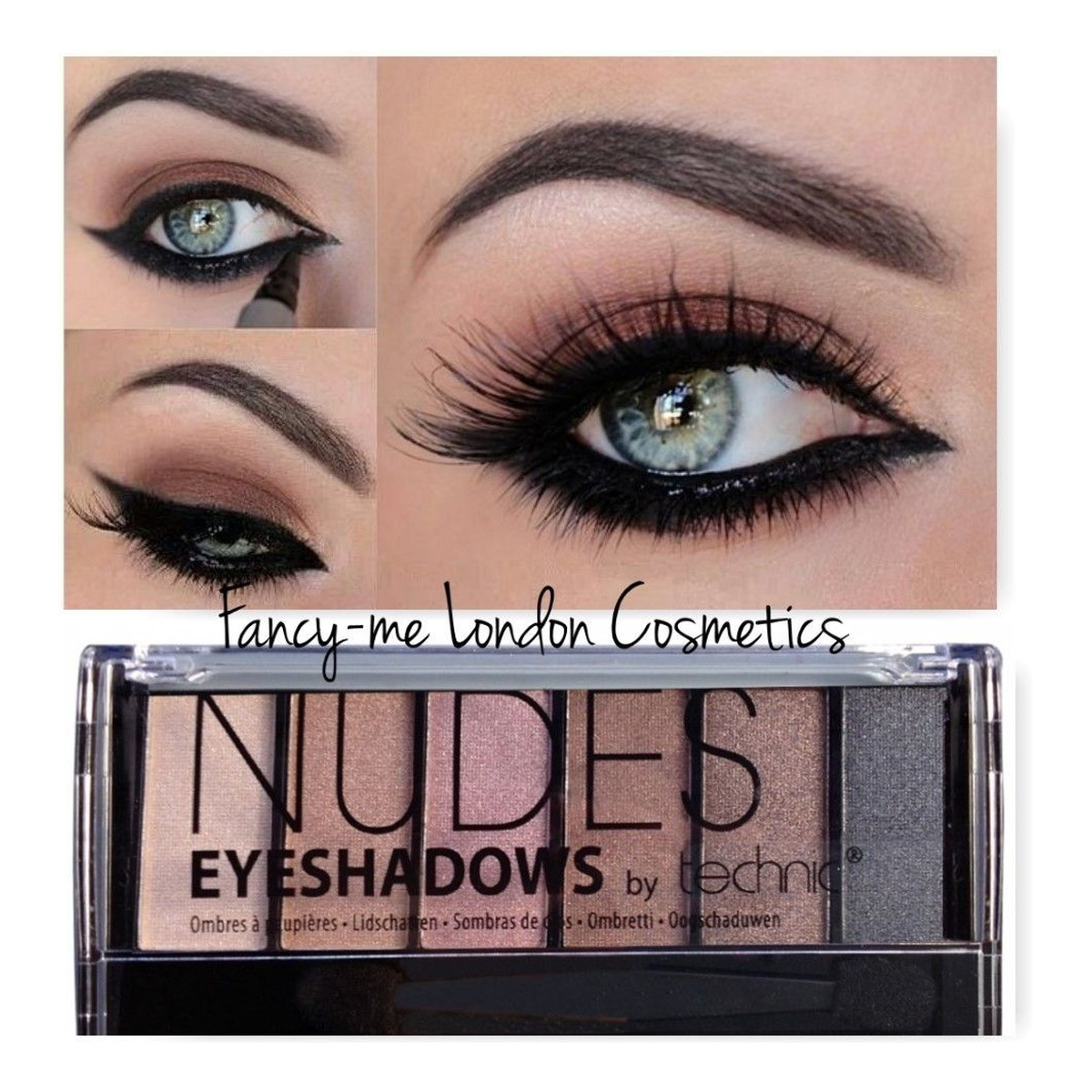 Technic Nudes Eyeshadow Paleta 6 Cieni Do Powiek