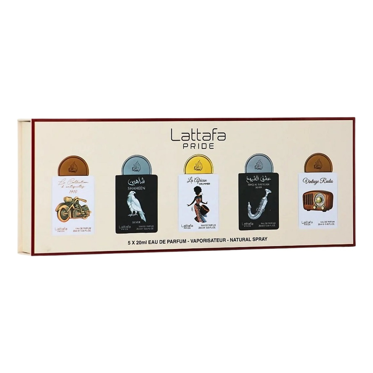 Lattafa Pride Collection No.5 Zestaw wód perfumowanych 5x20ml 100ml