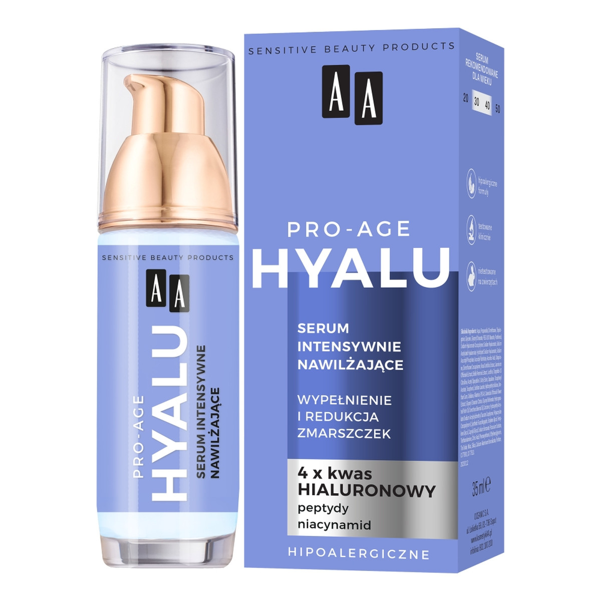 AA Pro-Age Hyalu Serum intensywnie nawilżające 35ml