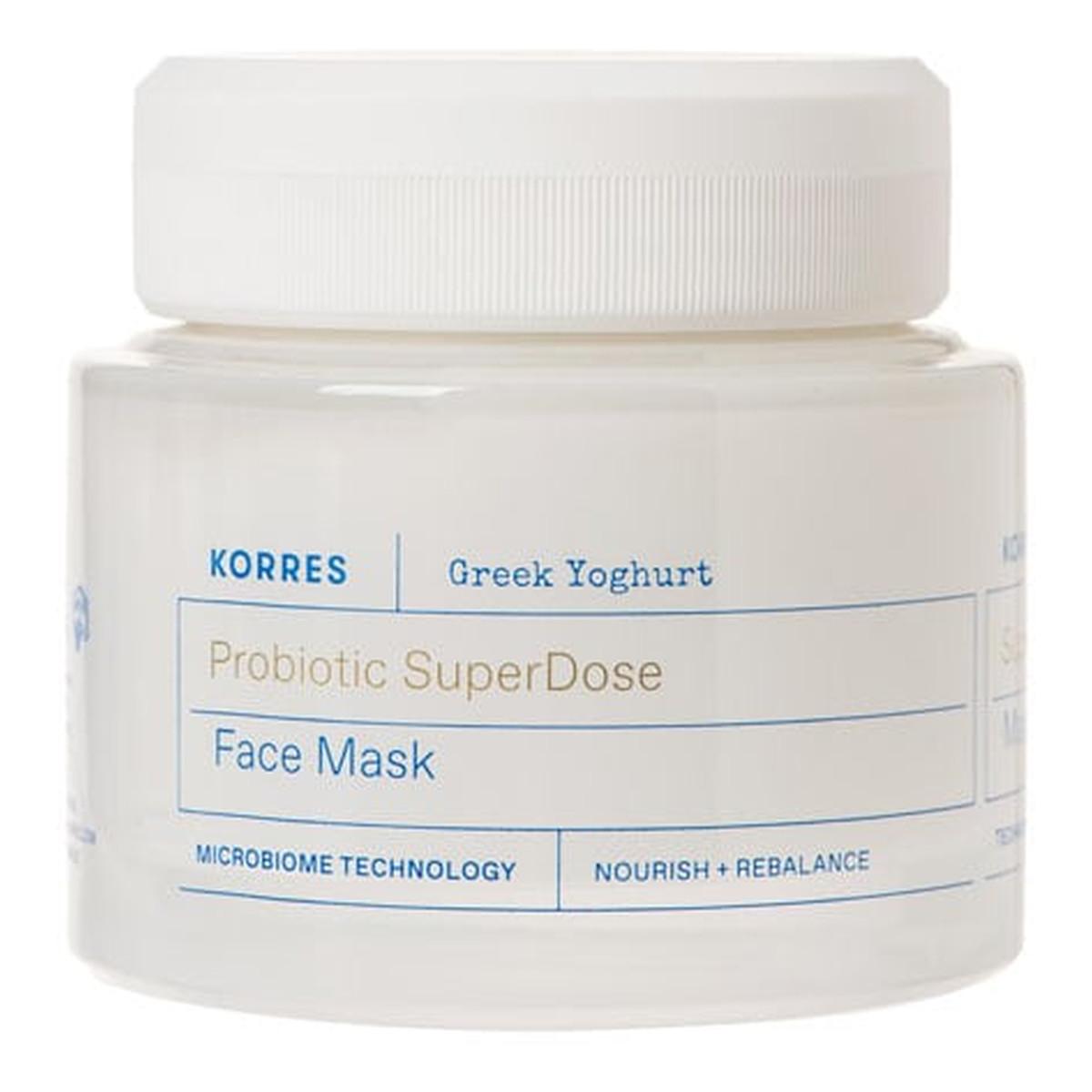 Korres Greek yoghurt probiotic super dose face mask nawilżająca maseczka do twarzy 100ml