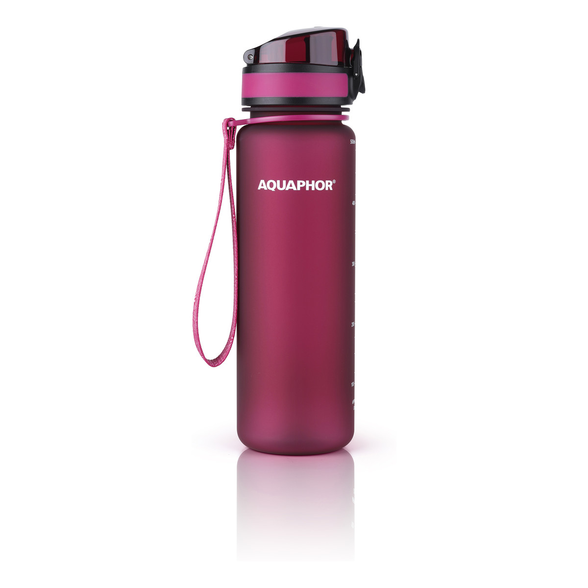 Aquaphor Butelka filtrująca City Bordowa 500ml