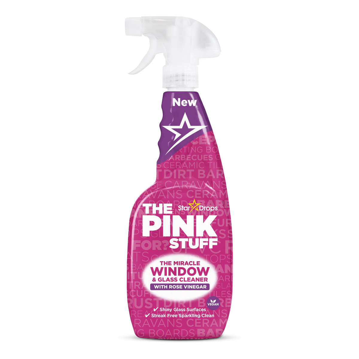 Star Drops The Pink Stuff Glass Rose Spray do czyszczenia szyb 750ml
