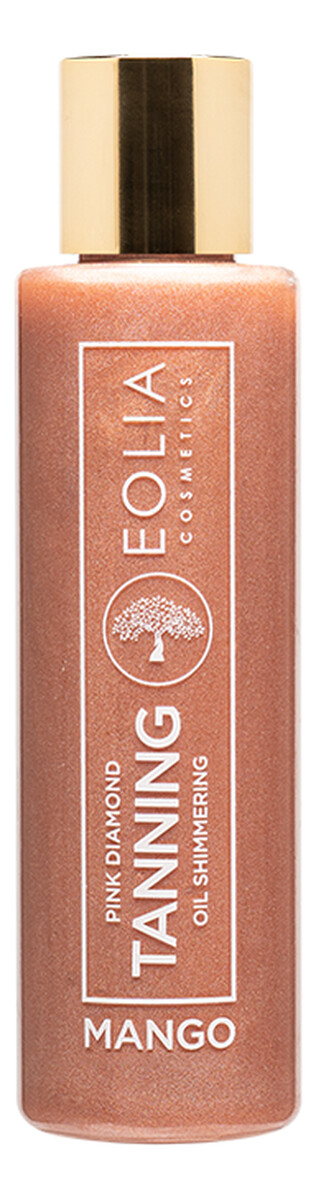 Olejek do opalania brązujący z brokatem