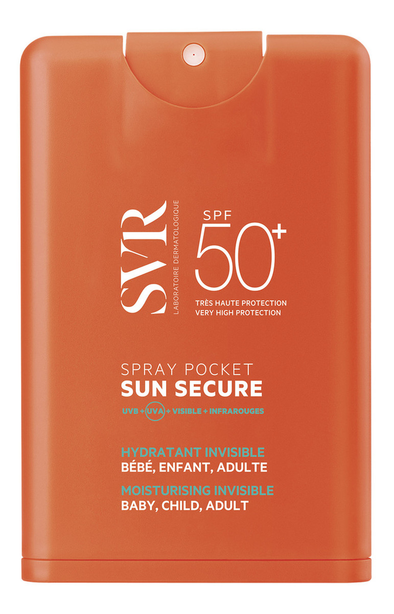 Sun secure spray pocket spf50+ spray przeciwsłoneczny