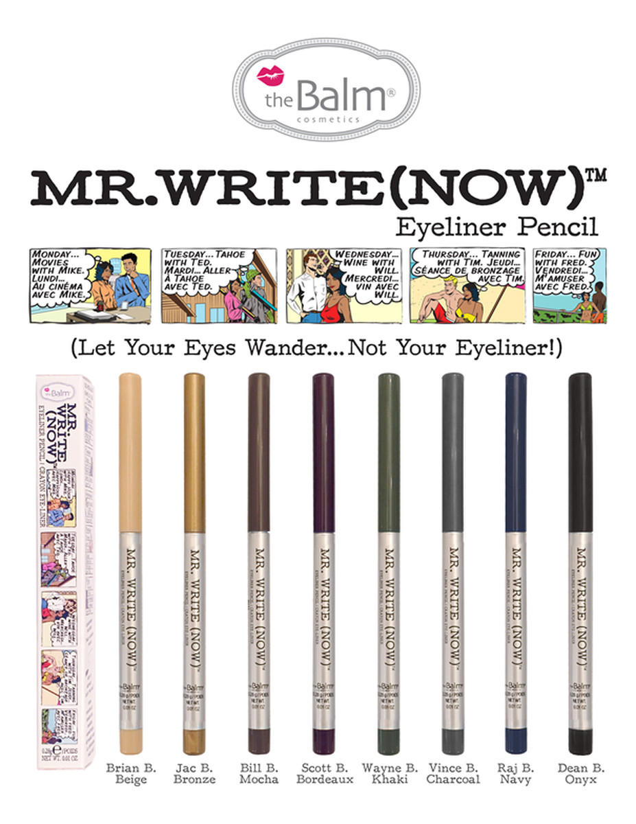 Mr. Write (now) Kredka do oczu na linię wodną Beige/Nude (02)