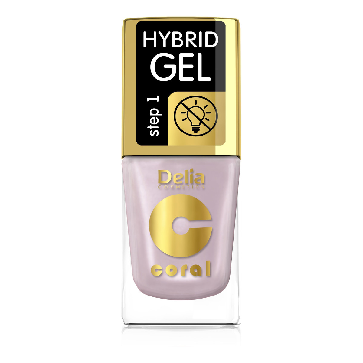 Delia Hybrid Gel Coral Lakier Do Paznokci 11ml