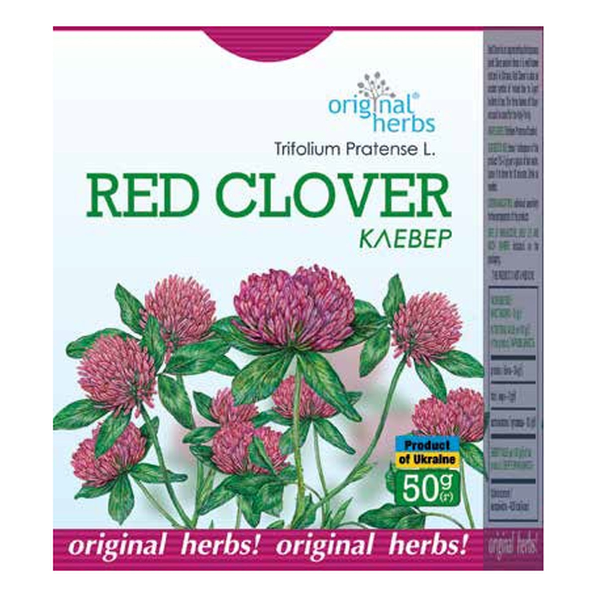 Original Herbs Herbatka ziołowa koniczyna 50g