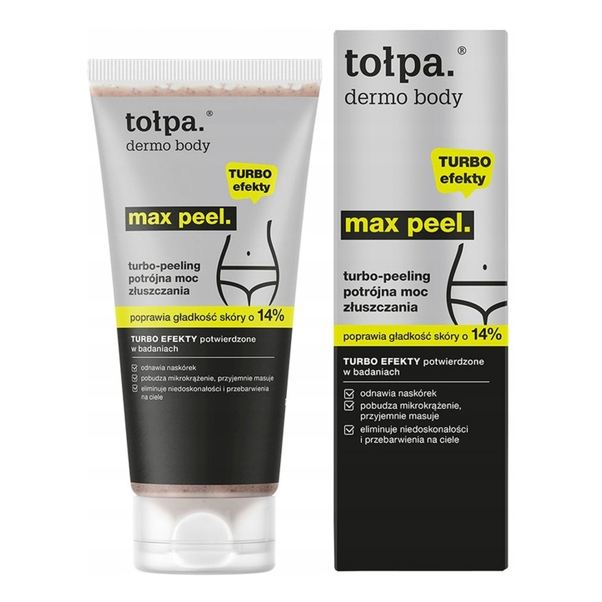 Tołpa Max peel. Turbo-peeling potrójna moc złuszczania 200ml